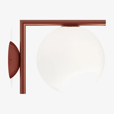 Amara Flos - IC Wall/Ceiling Outdoor Light - W1 - Burgundy