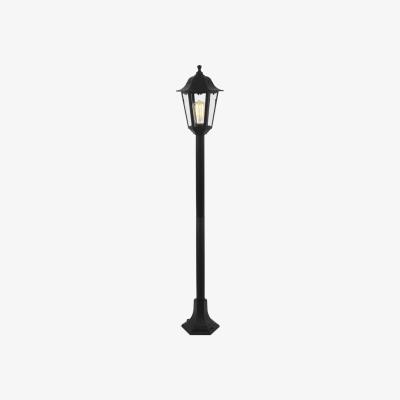 BHS.com Ferris Outdoor Polycarbonate Tall Lamp Post Lantern, Black