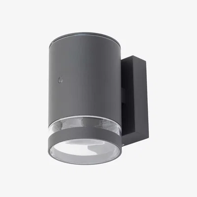 BHS.com Cinder Outdoor Wall Light with Photocell, Anthracite