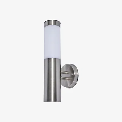 BHS.com Nashi LED Outdoor Solar Wall Light, Stainless Steel