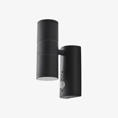 BHS.com Delting Up and Down Outdoor Wall Light with PIR Sensor, Anthracite