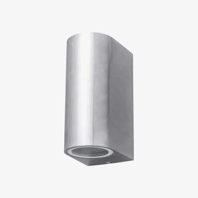 BHS.com Smithe Up and Down Outdoor Wall Light, Stainless Steel