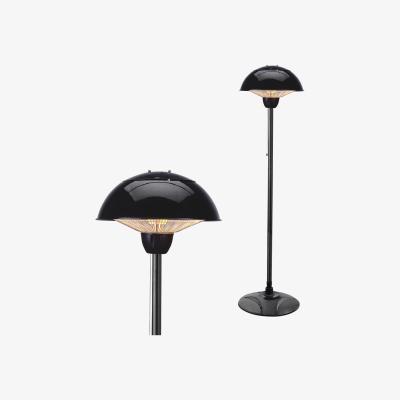 BHS.com 1500 Watt Floor Standing Halogen Element Outdoor Heater, Black