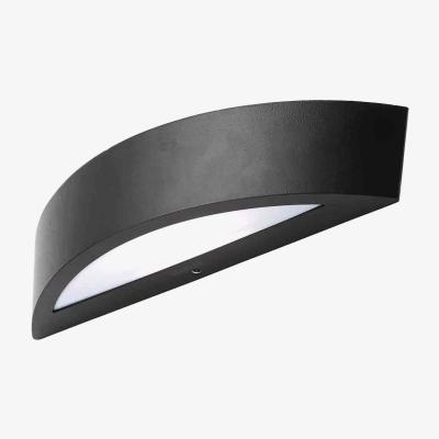 BHS.com Stanley Brenta Outdoor Curved Aluminium Up & Down Wall Light, Black
