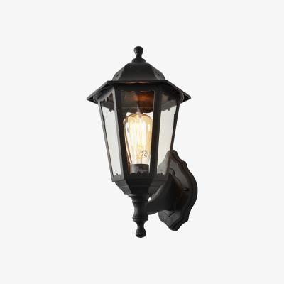 BHS.com Ferris Outdoor Polycarbonate Wall Lantern, Black