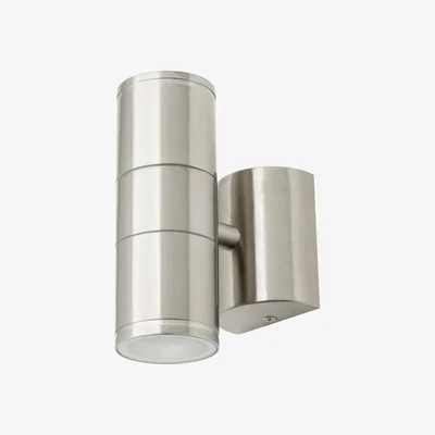 BHS.com Delting Up and Down Outdoor Wall Light, Stainless Steel