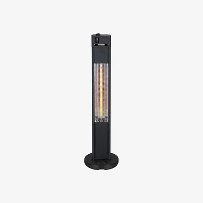 BHS.com 1600 Watt Pedestal Outdoor Floor Radiant Heater, Black
