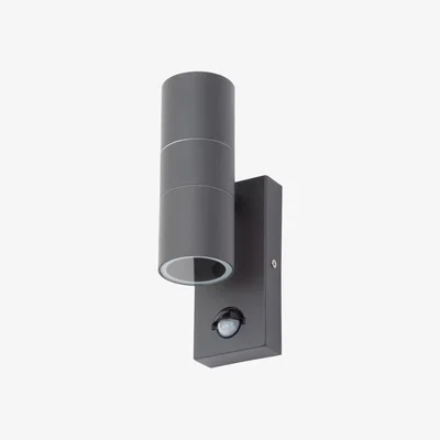 BHS.com Jared Outdoor Wall Light with PIR Sensor, Anthracite