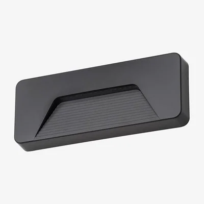 BHS.com Penn 3 Watt LED Rectangular Surface Brick Wall Light, Anthracite