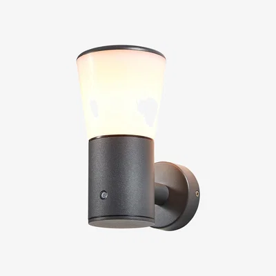 BHS.com Shem Outdoor Wall Light with Photocell Sensor, Anthracite