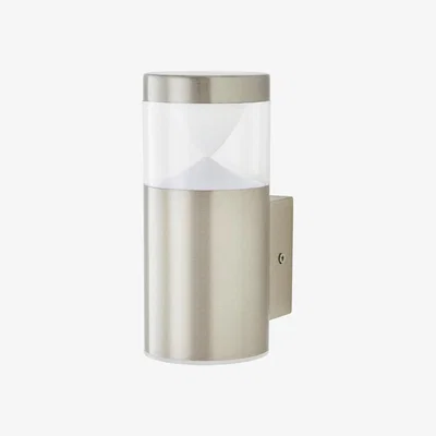 BHS.com Asher Outdoor Wall Light, Stainless Steel