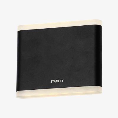 BHS.com Stanley Moselle Outdoor Small LED Flush Up & Down Wall Light, Black