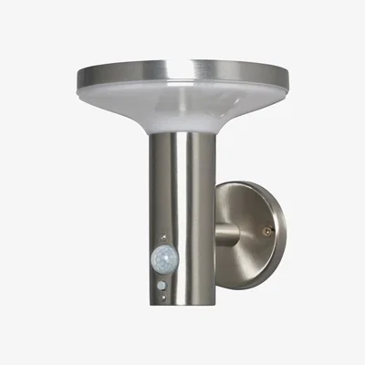 BHS.com Tarak LED Outdoor Solar Wall Light with PIR Sensor, Stainless Steel