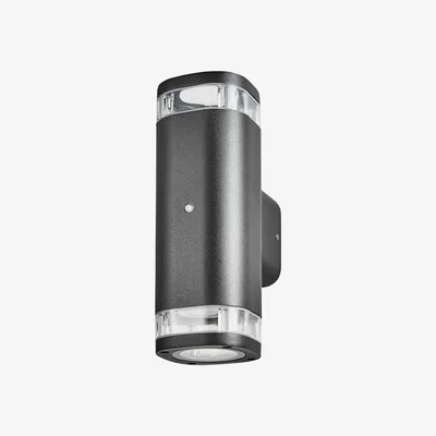 BHS.com Epin Up & Down Outdoor Wall Light with Photocell Sensor, Black