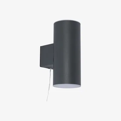 BHS.com Namid LED Outdoor Solar Up and Down Wall Light, Anthracite