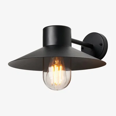 BHS.com Heston Outdoor Wall Lantern, Black