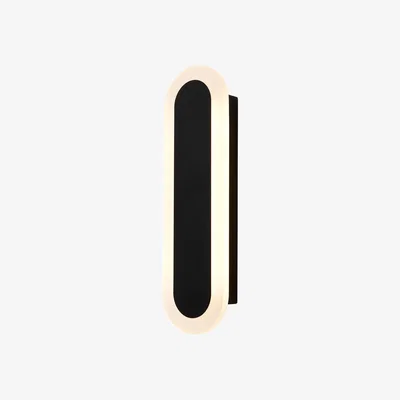 BHS.com Ste 10 Watt Outdoor CCT Linear Wall Light, Black