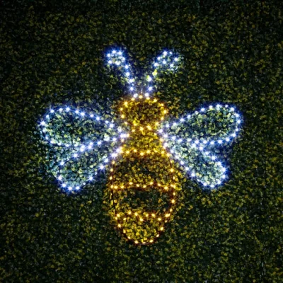 Dunelm LED Bee Garden Motif