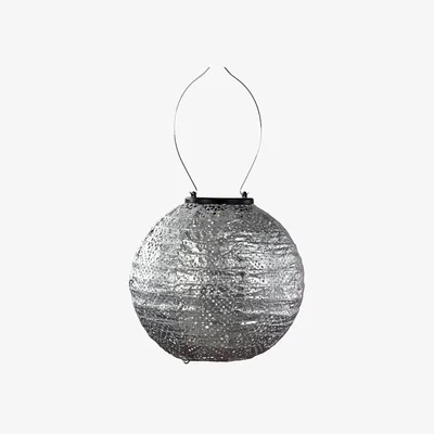 Dunelm Fallen Fruits Small Round Topaze Solar Lantern