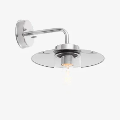 Dunelm Vogue Hope Outdoor Wall Light Stainless Steel