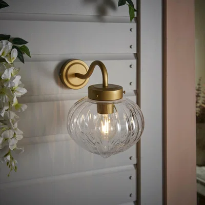 Dunelm Rio Voyager Outdoor Wall Light Gold