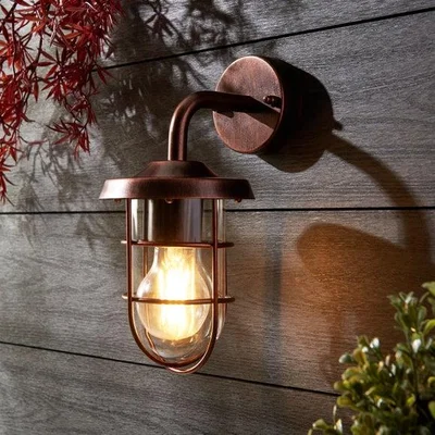 Dunelm Barker Industrial Outdoor Wall Light