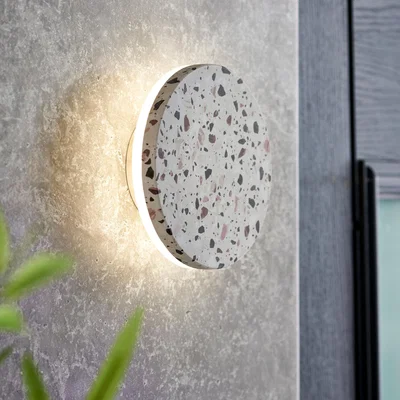 Dunelm Mason LED Outdoor Wall Light Terrazzo