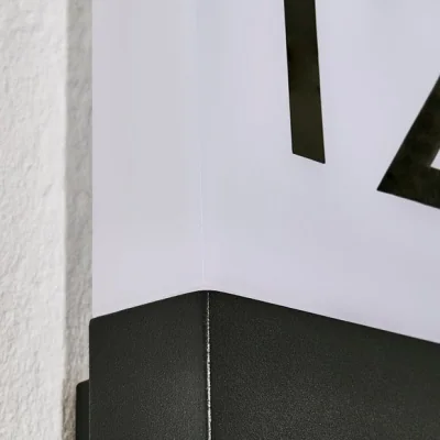 Dunelm Light Up Numbers Outdoor LED Wall Light