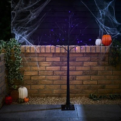 Dunelm Artificial Outdoor Light Up Twig Tree