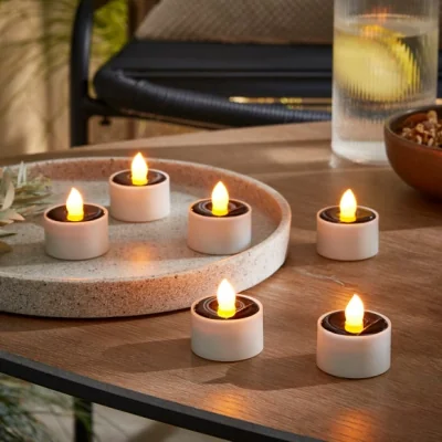 Dunelm Set of 6 LED Solar Tealights