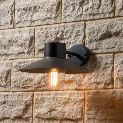 Dunelm Carina Outdoor Wall Light Grey