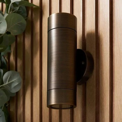 Dunelm Wren Industrial 2 Light Outdoor Wall Light