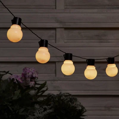 Dunelm 5m 20 LED Festoon Outdoor String Lights Warm White