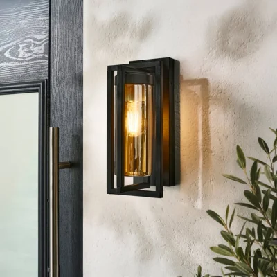 Dunelm Rectangle Modern Outdoor Wall Light