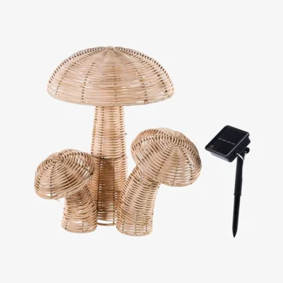 Dunelm Rattan Look Toadstool Light