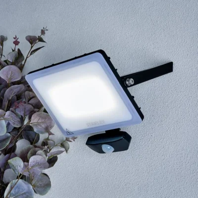 Dunelm Stanley Modern Adjustable LED Outdoor Flood Light