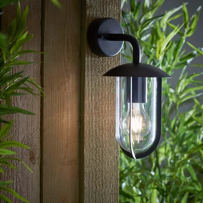 Dunelm Vogue Roman Outdoor Wall Light Black