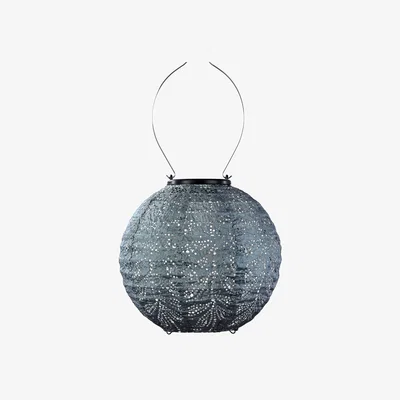 Dunelm Fallen Fruits Small Round Folia Solar Lantern