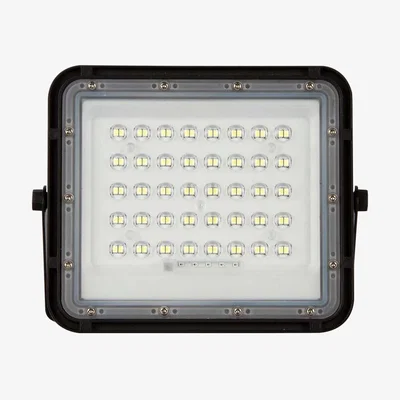 Dunelm V-TAC 40W LED Solar Floodlight Outdoor Wall Light Black