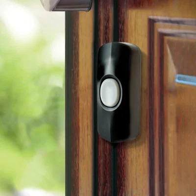 Dunelm Status Black Plug-In Door Chime Black