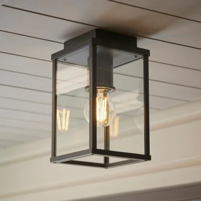 Dunelm London Industrial Flush Ceiling Light