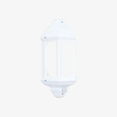 Dunelm Vogue Lighting Epsom Outdoor PIR Wall Light White