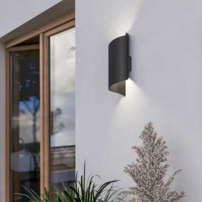Dunelm EGLO Montarello 2 Light Colour Changing LED Outdoor Wall Light