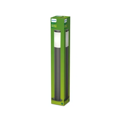 Dunelm Philips Uthrecht Integrated LED Outdoor Post Light Anthracite