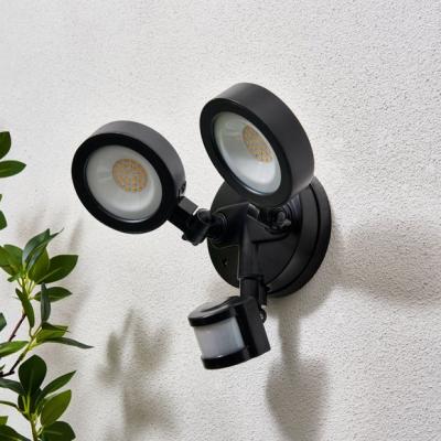 Dunelm Jual 2 Light LED PIR Adjustable Outdoor Floodlight