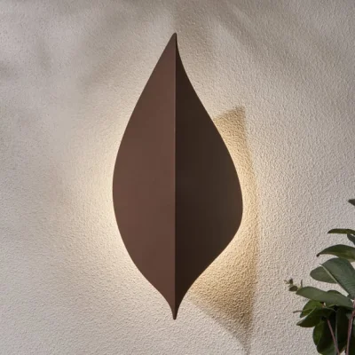 Dunelm Alani Leaf LED Outdoor Wall Light