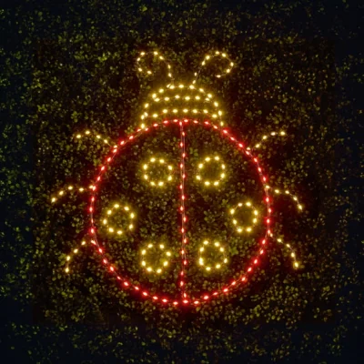 Dunelm Lit Ladybird Garden Motif