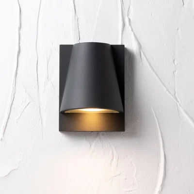 Dunelm Conical Outdoor Wall Light Grey