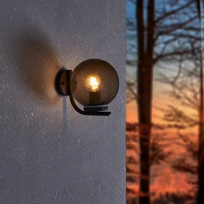 Dunelm EGLO Taverna Indoor Outdoor Globe Wall Light