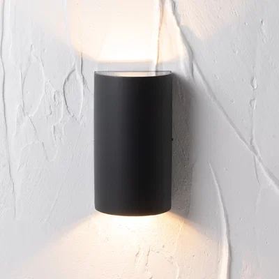 Dunelm Hydra Rounded Outdoor Dual Wall Light Grey